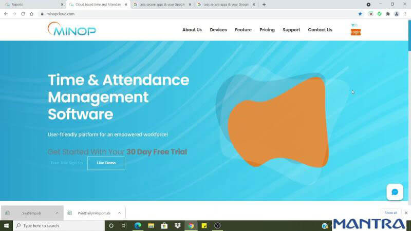 Employee login